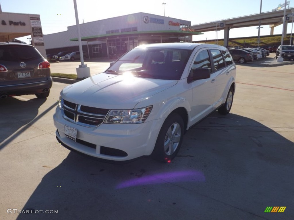 White Dodge Journey