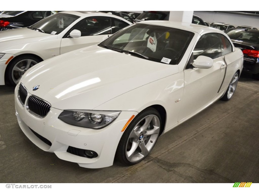 2013 3 Series 335i Convertible - Alpine White / Black photo #9