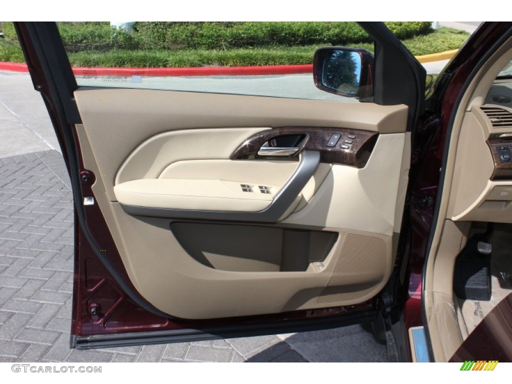 2013 MDX SH-AWD Technology - Dark Cherry Pearl / Parchment photo #10