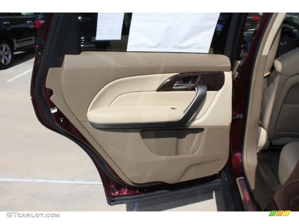 2013 MDX SH-AWD Technology - Dark Cherry Pearl / Parchment photo #13