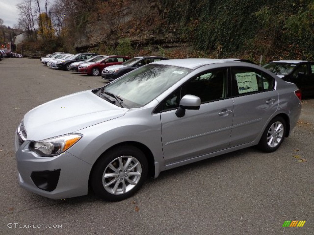 Ice Silver Metallic 2013 Subaru Impreza 2.0i Premium 4 Door Exterior Photo #73463351