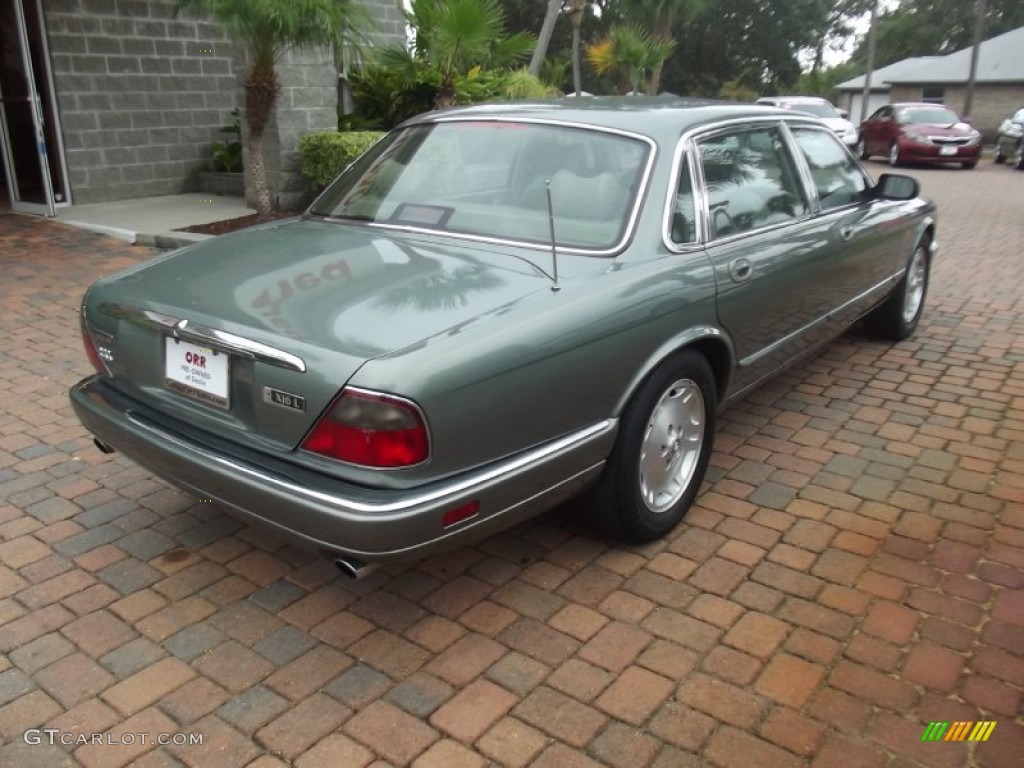 1997 XJ XJ6 - Jade Green Pearl / Oatmeal photo #6