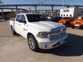 2013 Bright White Ram 1500 Laramie Crew Cab  photo #7