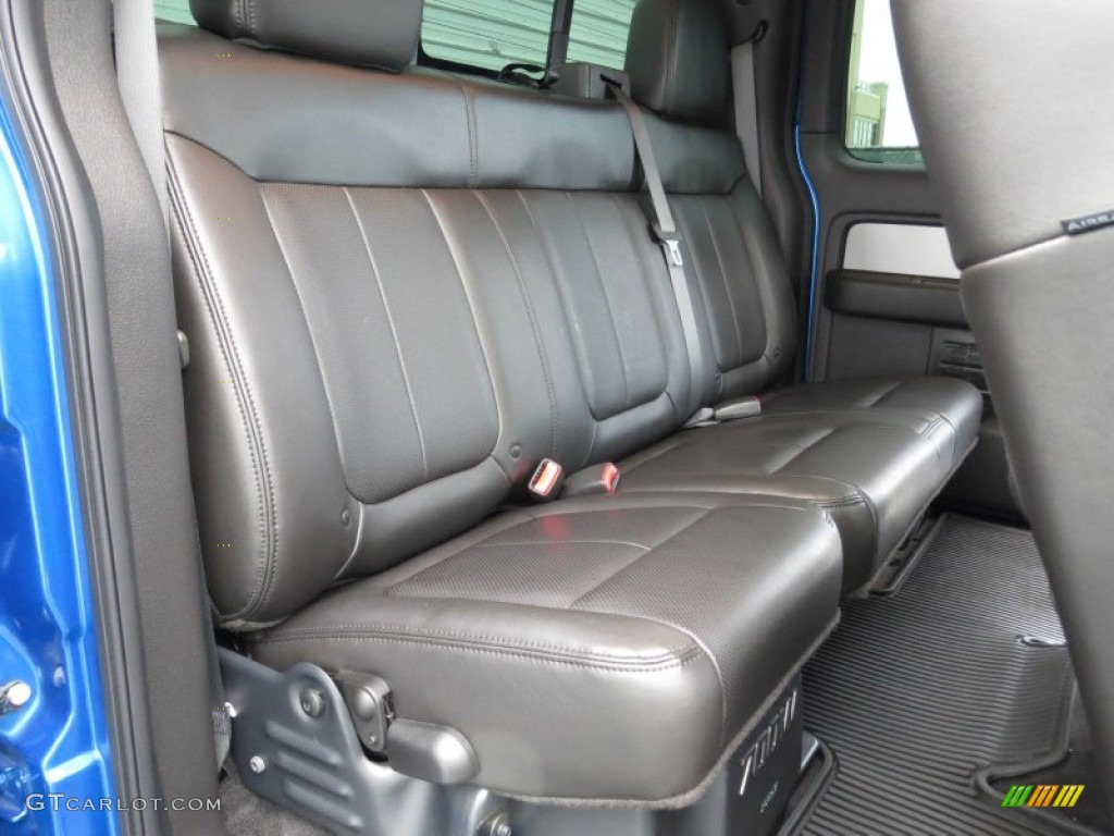2010 Ford F150 SVT Raptor SuperCab 4x4 Rear Seat Photo #73465189