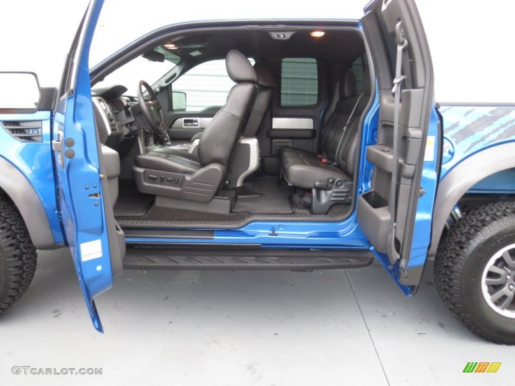 Raptor Black Interior 2010 Ford F150 SVT Raptor SuperCab 4x4 Photo #73465229