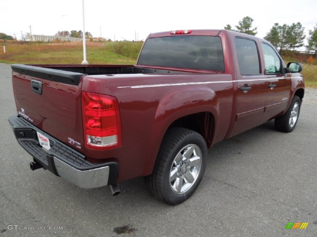 2013 Sierra 1500 SLE Crew Cab - Sonoma Red Metallic / Ebony photo #5
