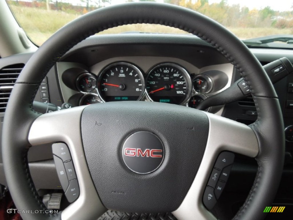 2013 Sierra 1500 SLE Crew Cab - Sonoma Red Metallic / Ebony photo #15