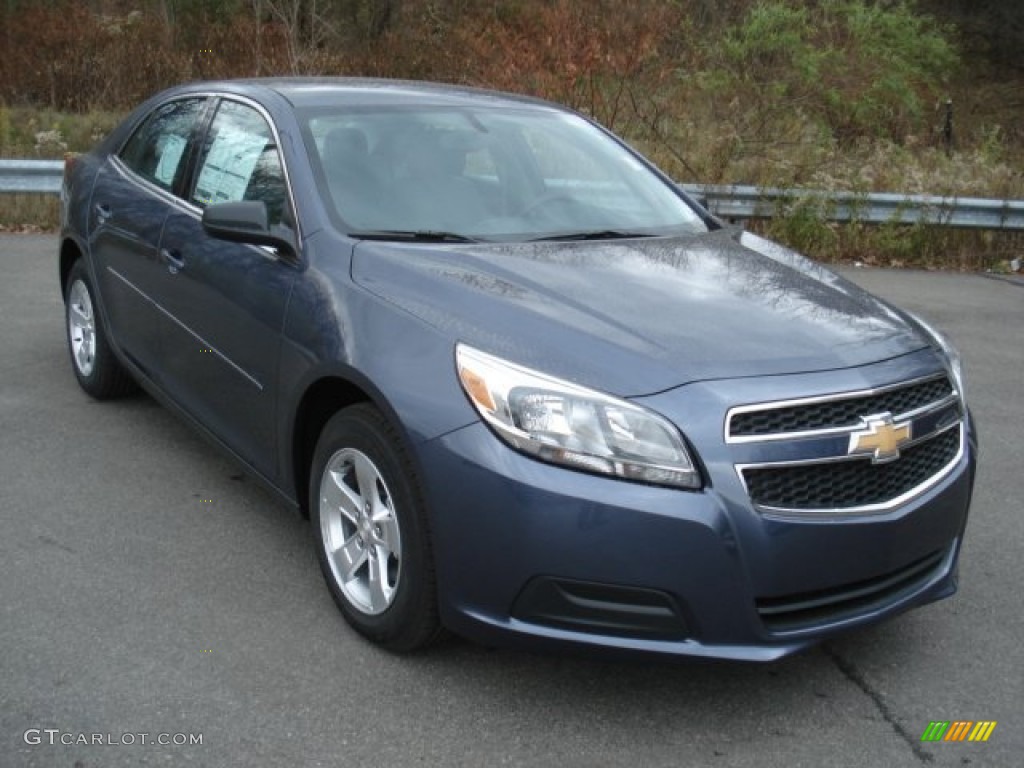 2013 Malibu LS - Atlantis Blue Metallic / Jet Black/Titanium photo #2