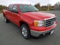 2013 Fire Red GMC Sierra 1500 SLE Crew Cab 4x4  photo #2