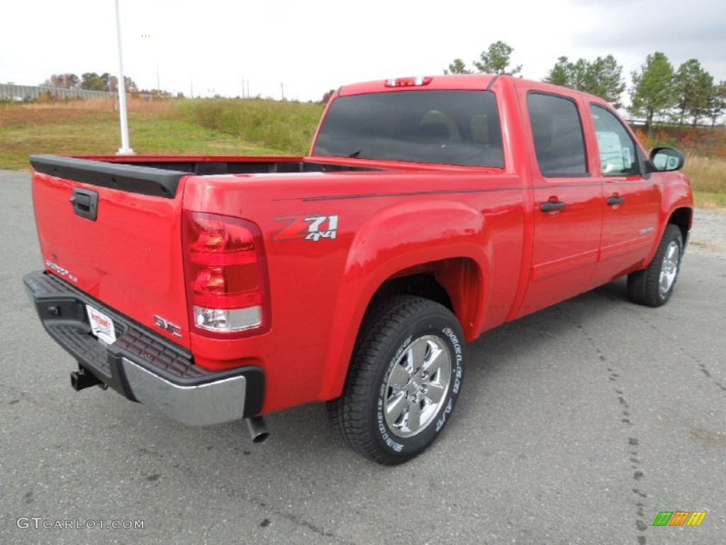 2013 Sierra 1500 SLE Crew Cab 4x4 - Fire Red / Ebony photo #5