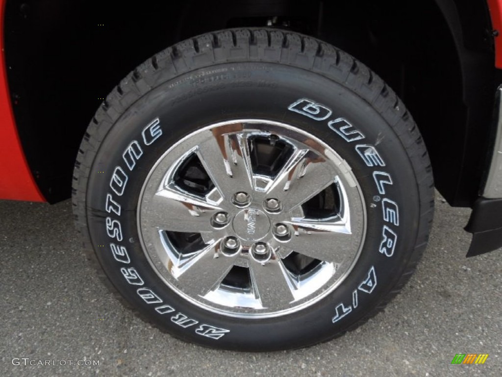 2013 Sierra 1500 SLE Crew Cab 4x4 - Fire Red / Ebony photo #25