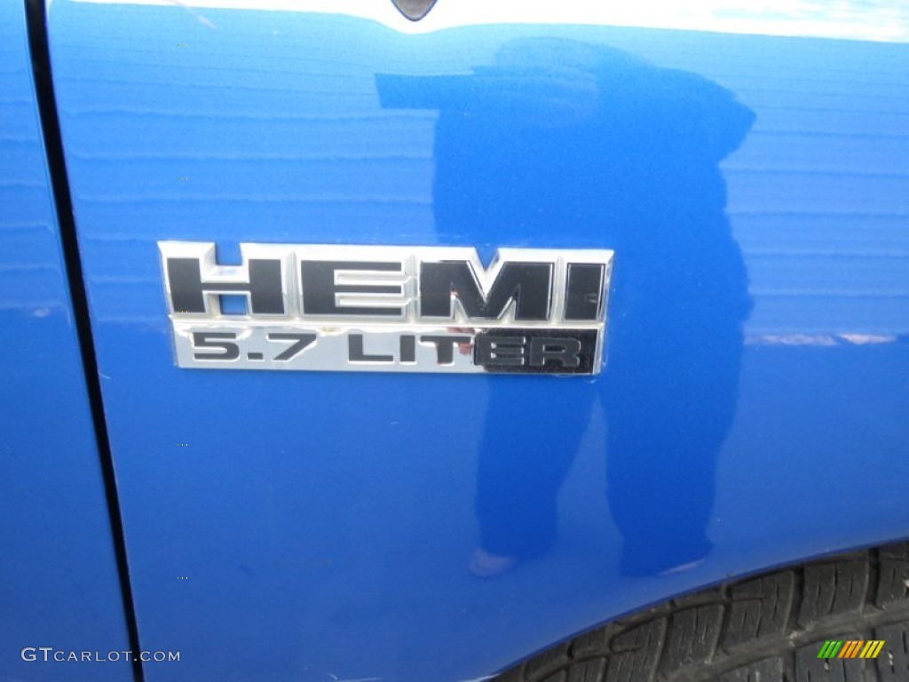 2007 Ram 1500 Lone Star Edition Quad Cab - Electric Blue Pearl / Medium Slate Gray photo #15