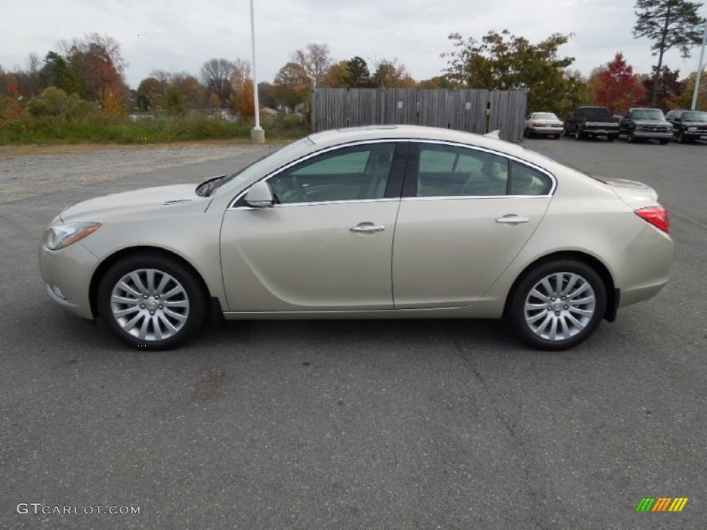 Champagne Silver Metallic 2013 Buick Regal Turbo Exterior Photo #73469063