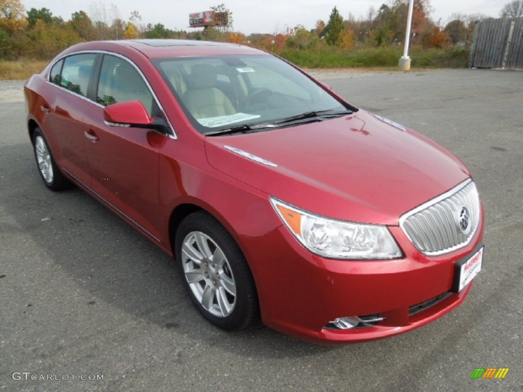 2012 LaCrosse FWD - Crystal Red Tintcoat / Cashmere photo #2