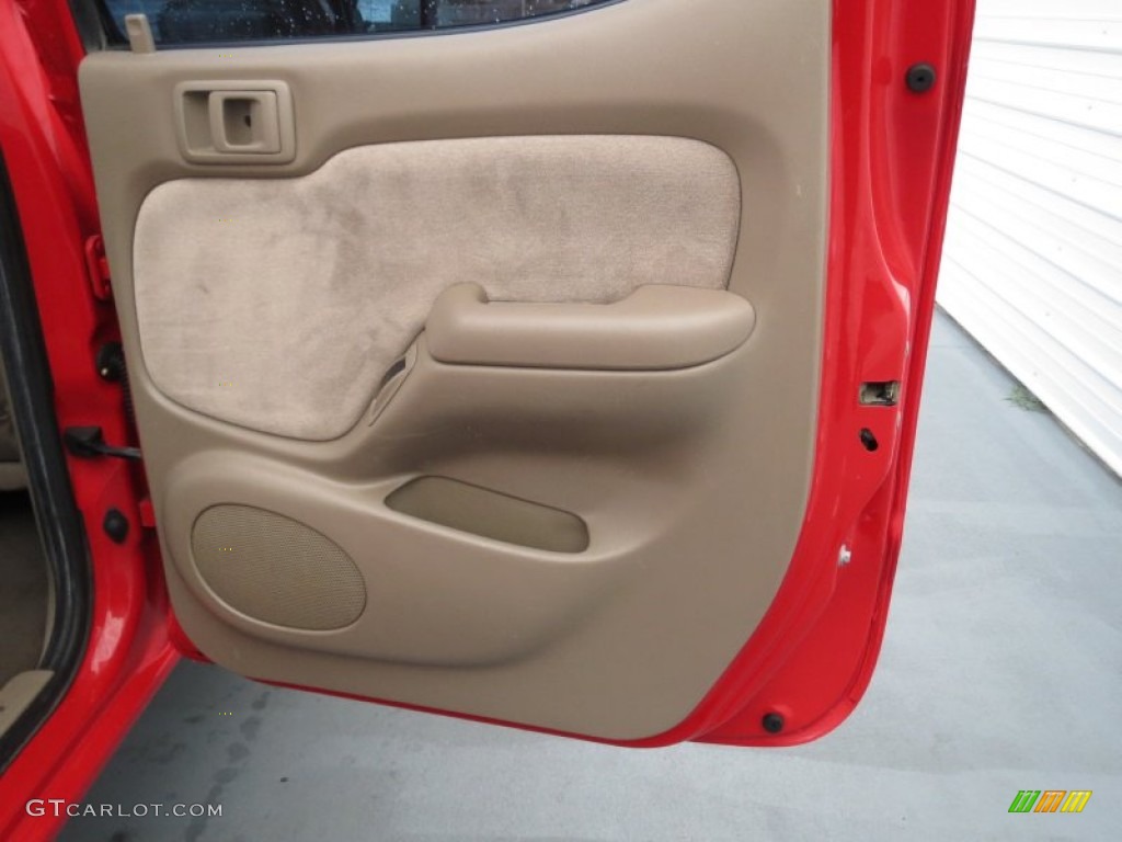 2003 Toyota Tacoma V6 Double Cab 4x4 Oak Door Panel Photo #73470913