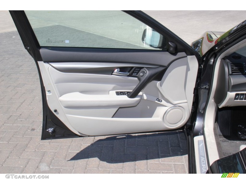 2013 Acura TL Advance Graystone Door Panel Photo #73471049