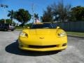 2008 Velocity Yellow Chevrolet Corvette Coupe  photo #2