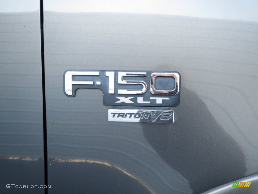 2002 F150 XLT SuperCab 4x4 - Dark Shadow Grey Metallic / Dark Graphite photo #14