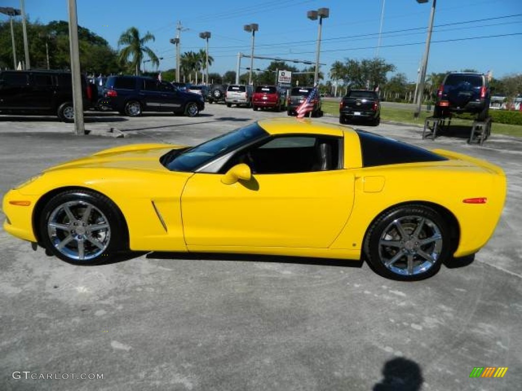 Velocity Yellow 2008 Chevrolet Corvette Coupe Exterior Photo #73471613