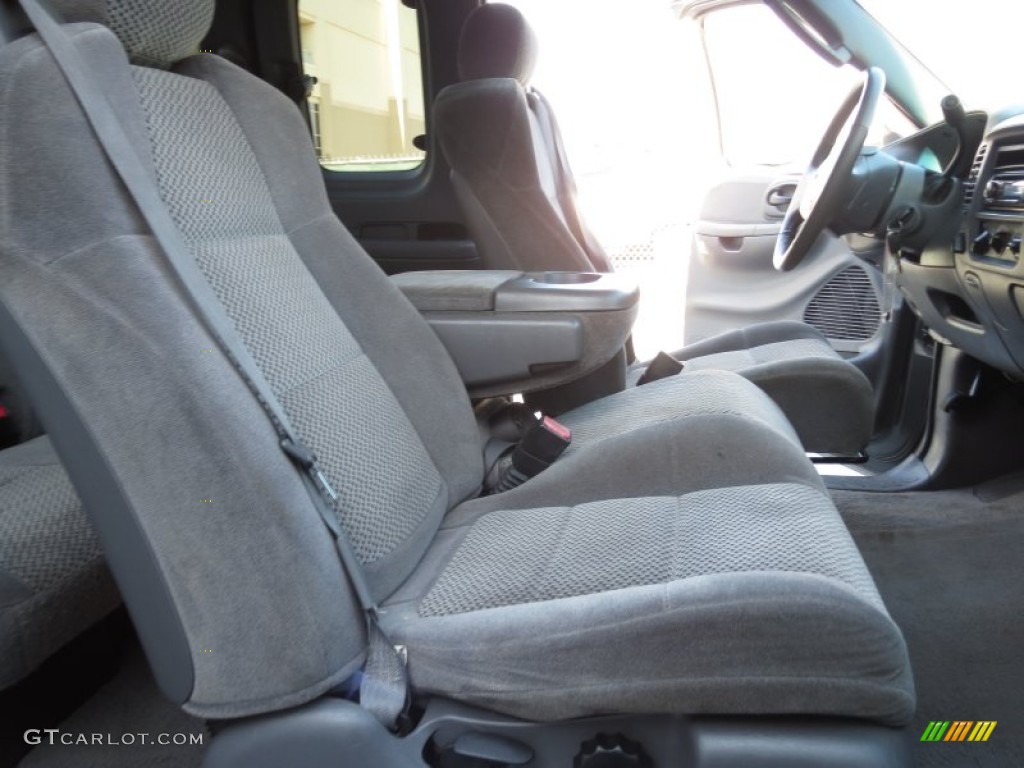 2002 F150 XLT SuperCab 4x4 - Dark Shadow Grey Metallic / Dark Graphite photo #23