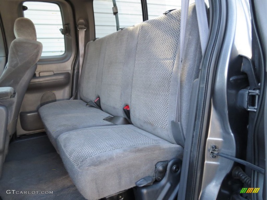 2002 F150 XLT SuperCab 4x4 - Dark Shadow Grey Metallic / Dark Graphite photo #29