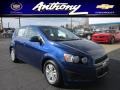 2013 Blue Topaz Metallic Chevrolet Sonic LT Hatch  photo #1