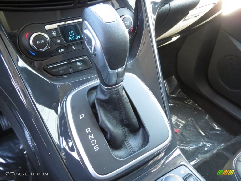 2013 Escape Titanium 2.0L EcoBoost - Frosted Glass Metallic / Charcoal Black photo #28