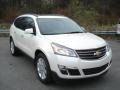 2013 White Diamond Tricoat Chevrolet Traverse LT AWD  photo #2