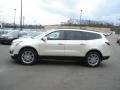 White Diamond Tricoat 2013 Chevrolet Traverse LT AWD Exterior