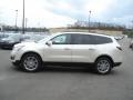 2013 White Diamond Tricoat Chevrolet Traverse LT AWD  photo #5