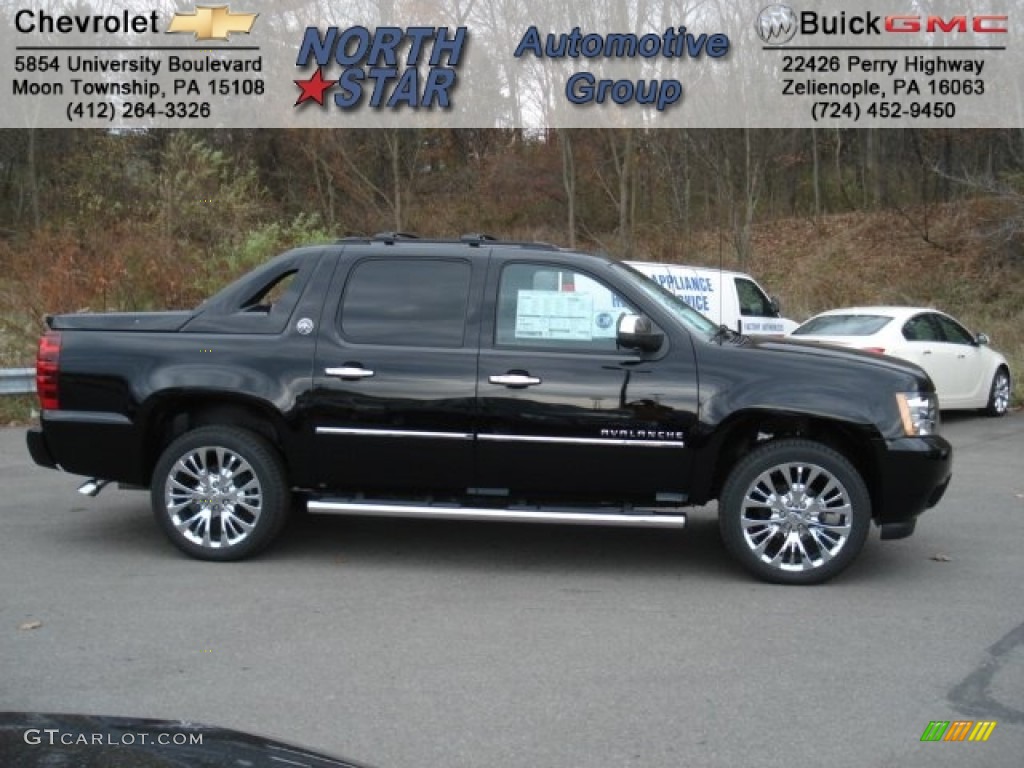 2013 Avalanche LTZ 4x4 Black Diamond Edition - Black / Ebony photo #1