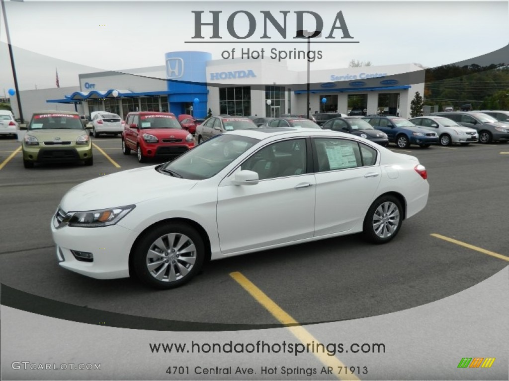 2013 White honda accord sedan #7