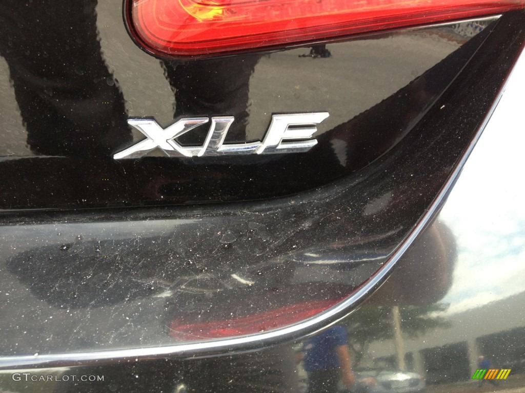 2010 Camry XLE V6 - Black / Ash Gray photo #8