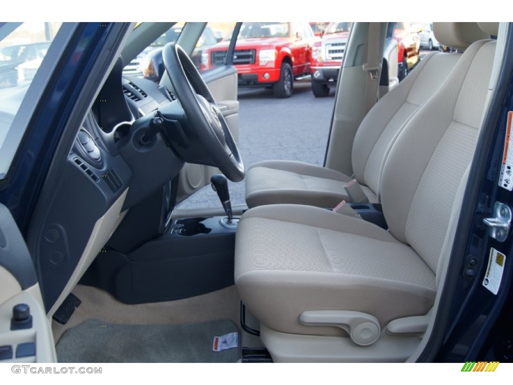 Beige Interior 2011 Suzuki SX4 Sedan LE Photo #73476206