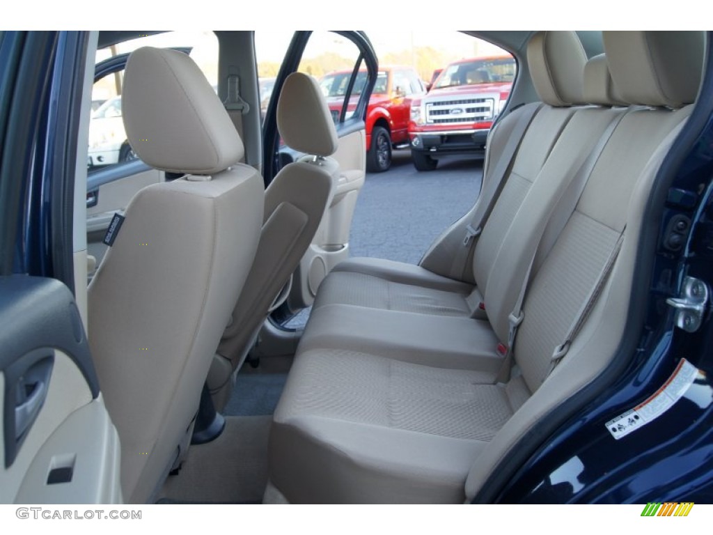 Beige Interior 2011 Suzuki SX4 Sedan LE Photo #73476230