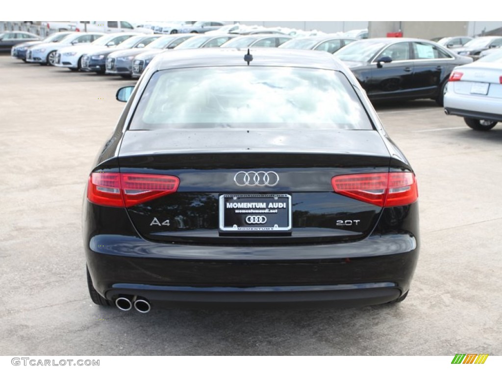 2013 A4 2.0T Sedan - Brilliant Black / Black photo #7