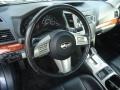 Off Black 2010 Subaru Legacy 3.6R Limited Sedan Steering Wheel