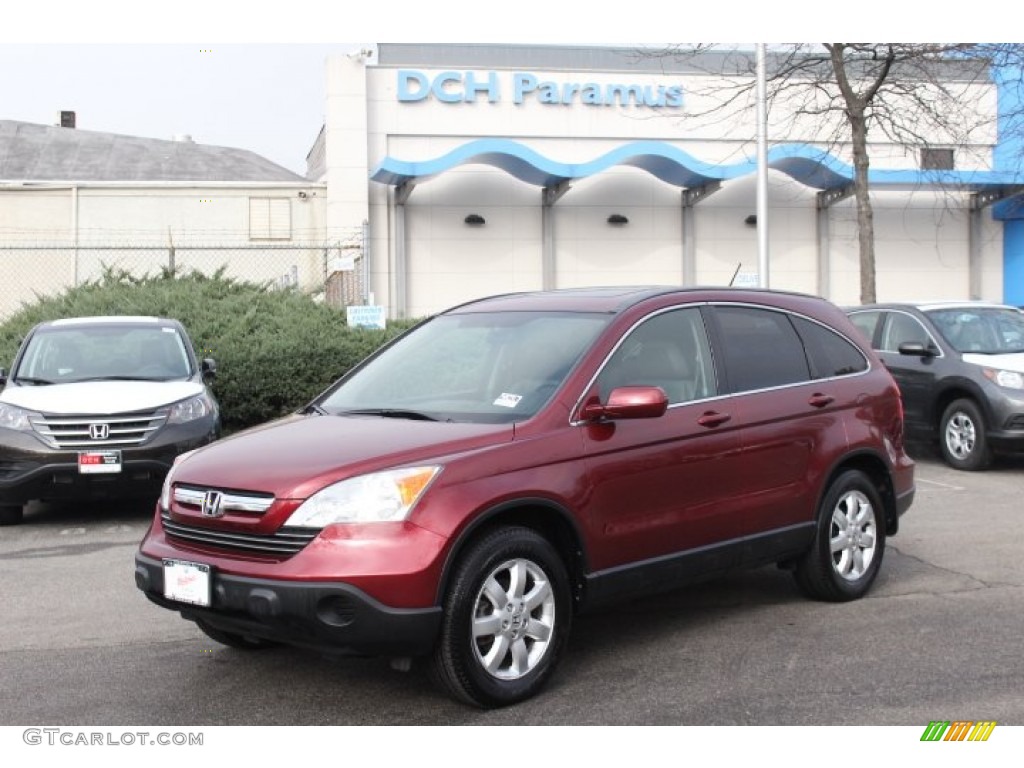 2008 CR-V EX-L 4WD - Tango Red Pearl / Gray photo #1