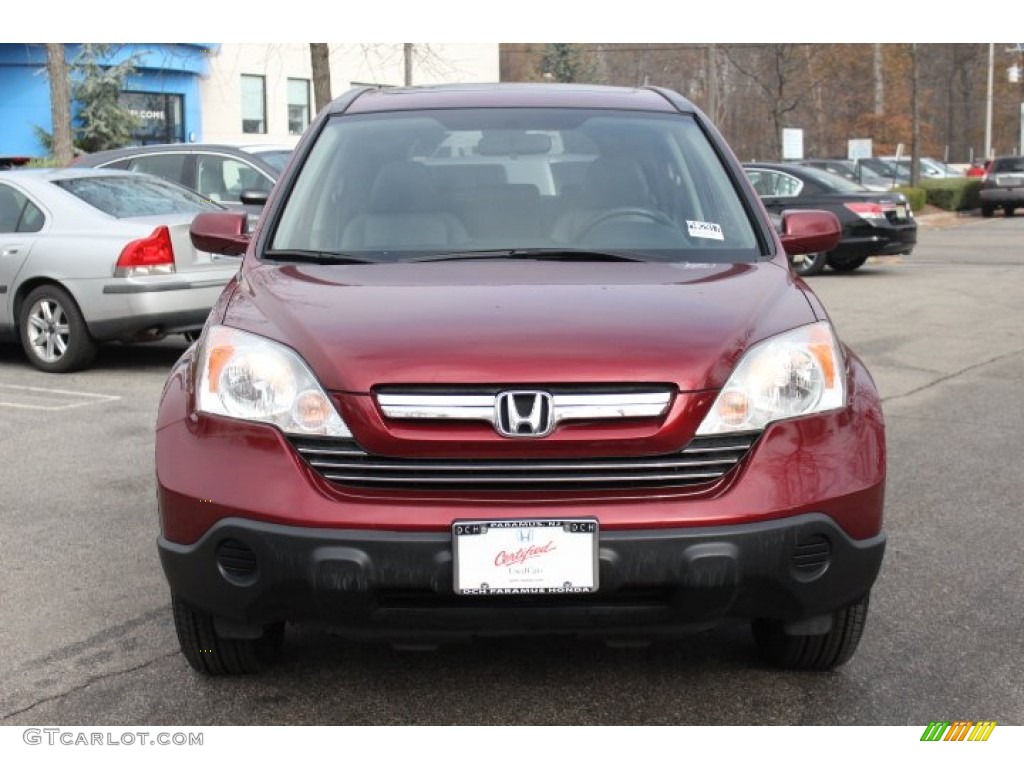 2008 CR-V EX-L 4WD - Tango Red Pearl / Gray photo #2