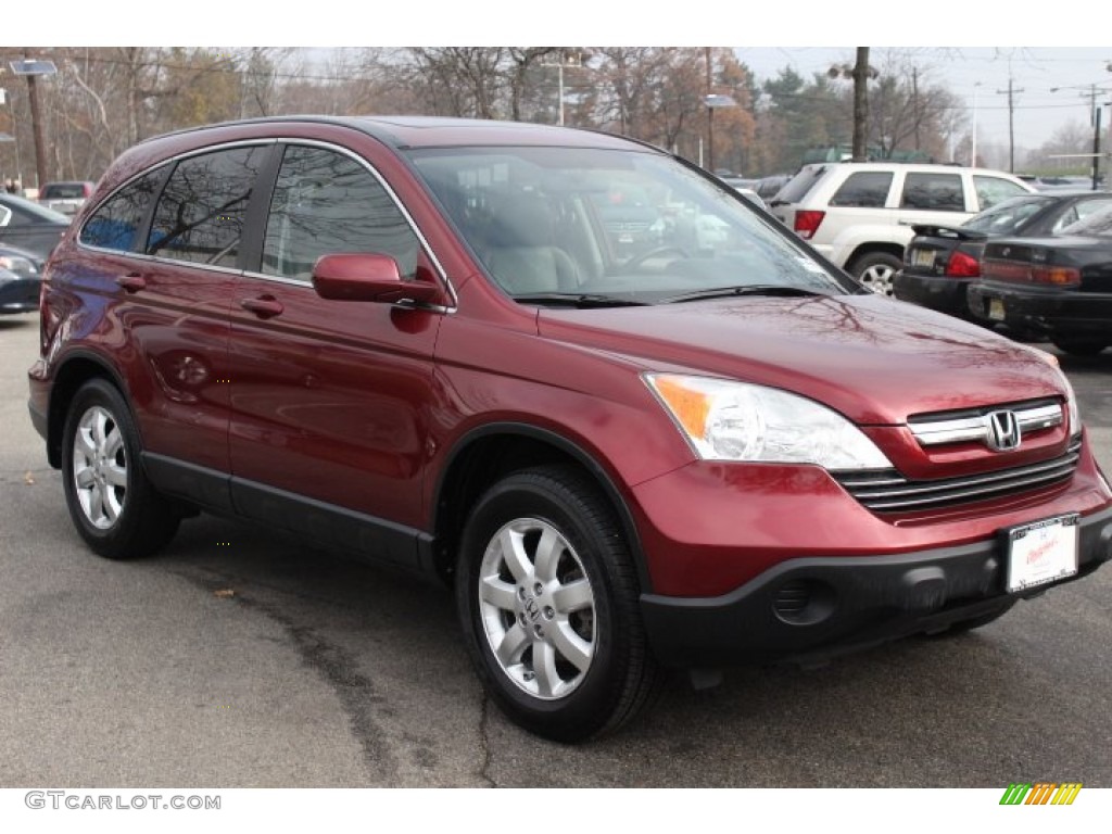 2008 CR-V EX-L 4WD - Tango Red Pearl / Gray photo #3