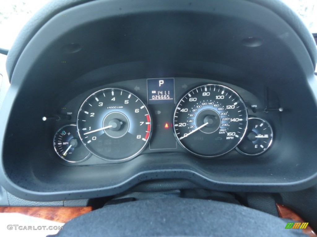 2010 Subaru Legacy 3.6R Limited Sedan Gauges Photo #73479110