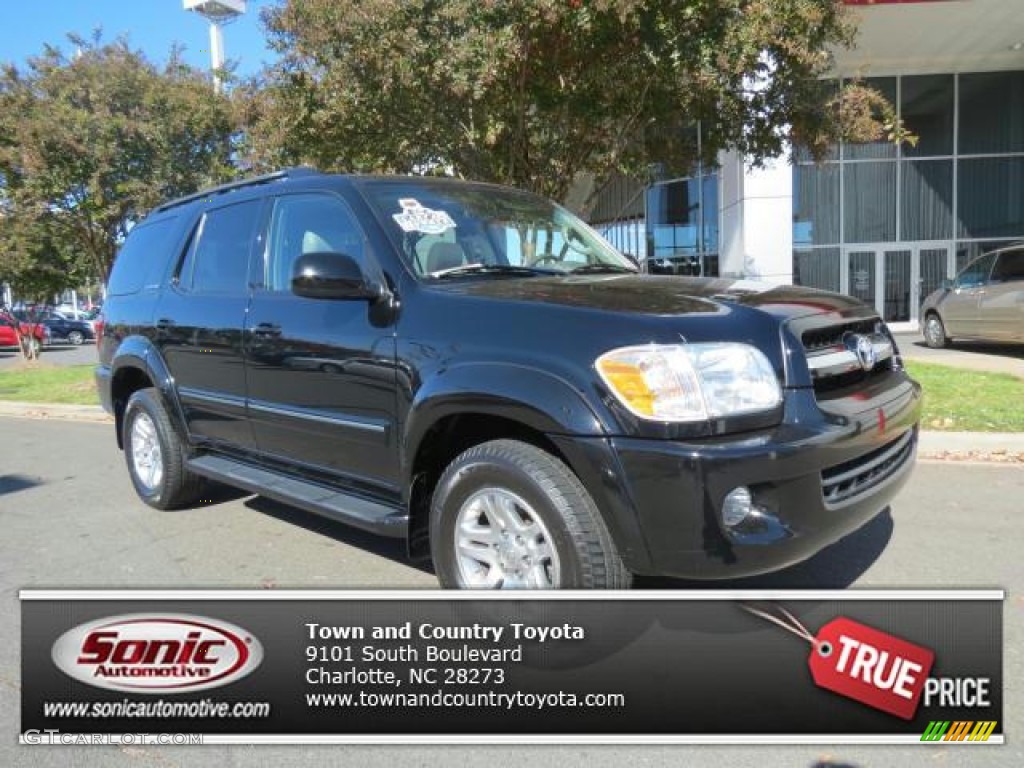 2006 Sequoia Limited 4WD - Black / Light Charcoal photo #1