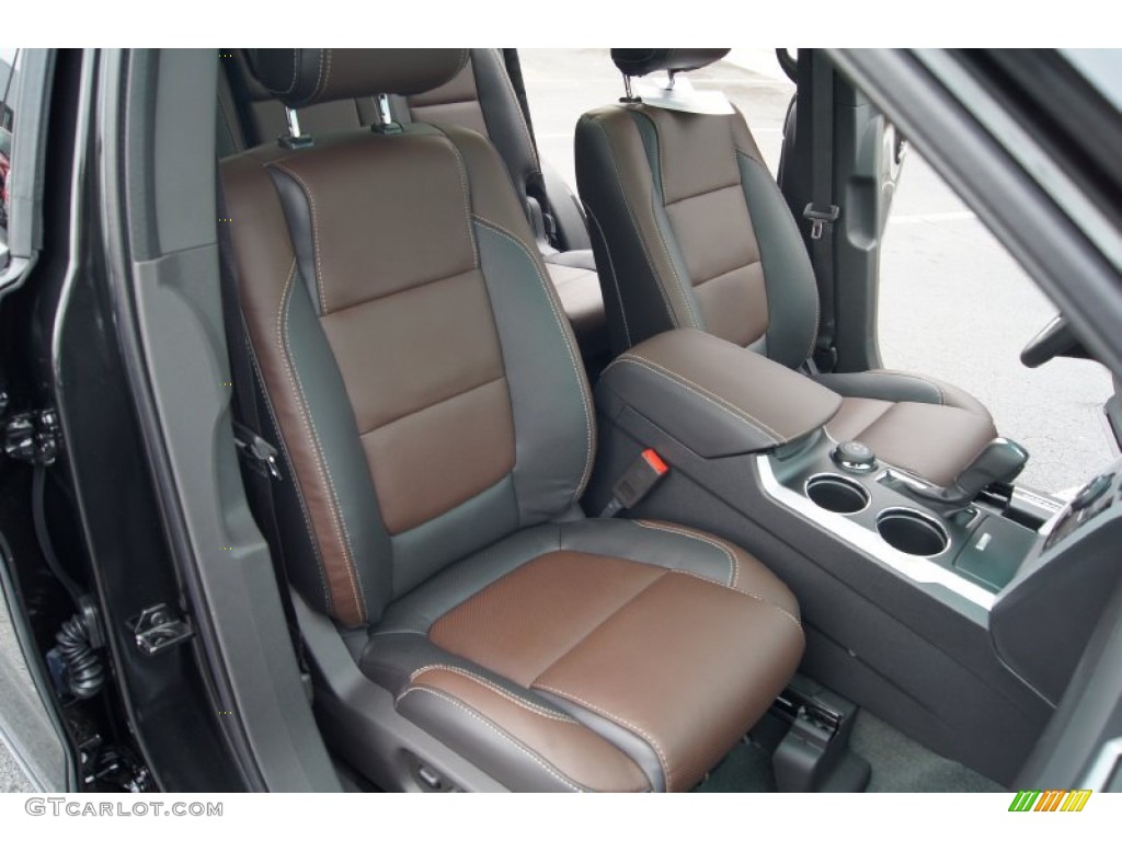 Charcoal Black Sienna Interior 2013 Ford Explorer Sport 4wd