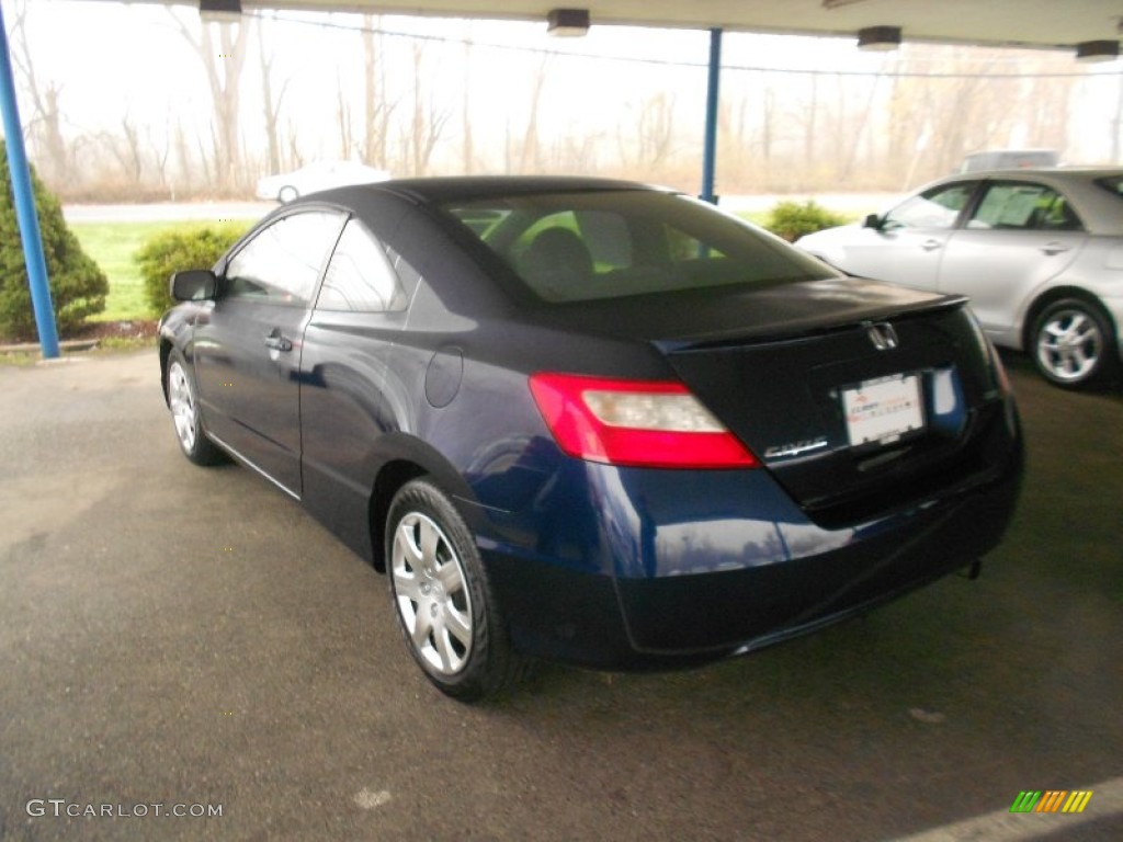 2010 Civic LX Coupe - Royal Blue Pearl / Gray photo #2