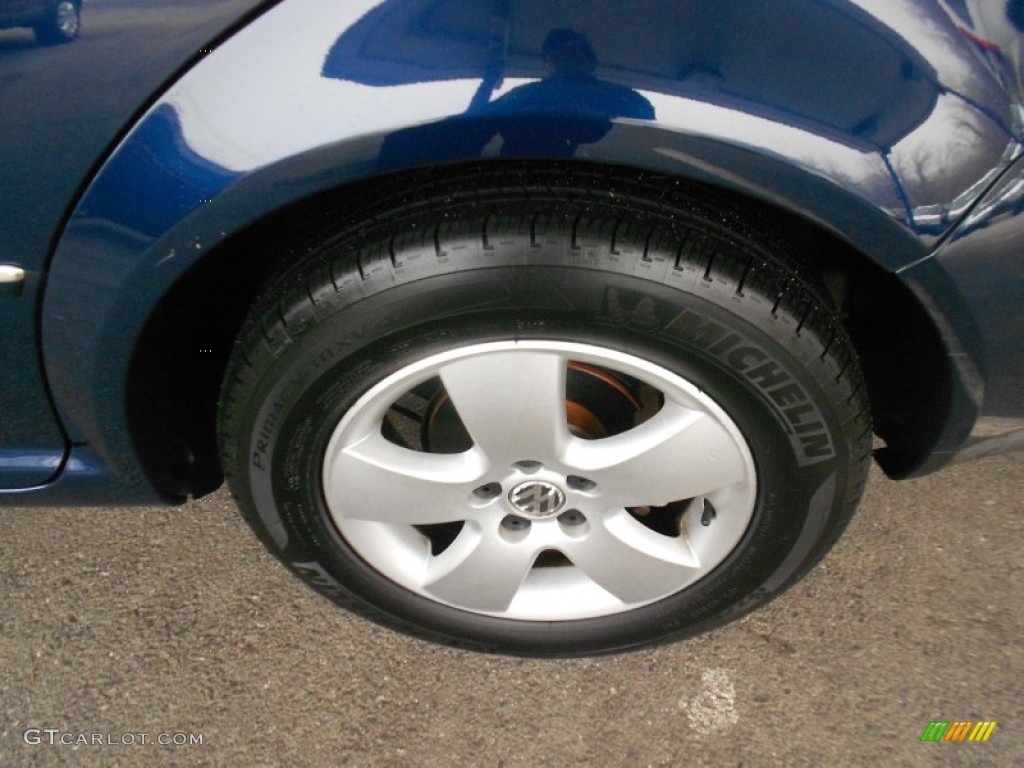 2004 Jetta GLS 1.8T Sedan - Galactic Blue Metallic / Grey photo #11