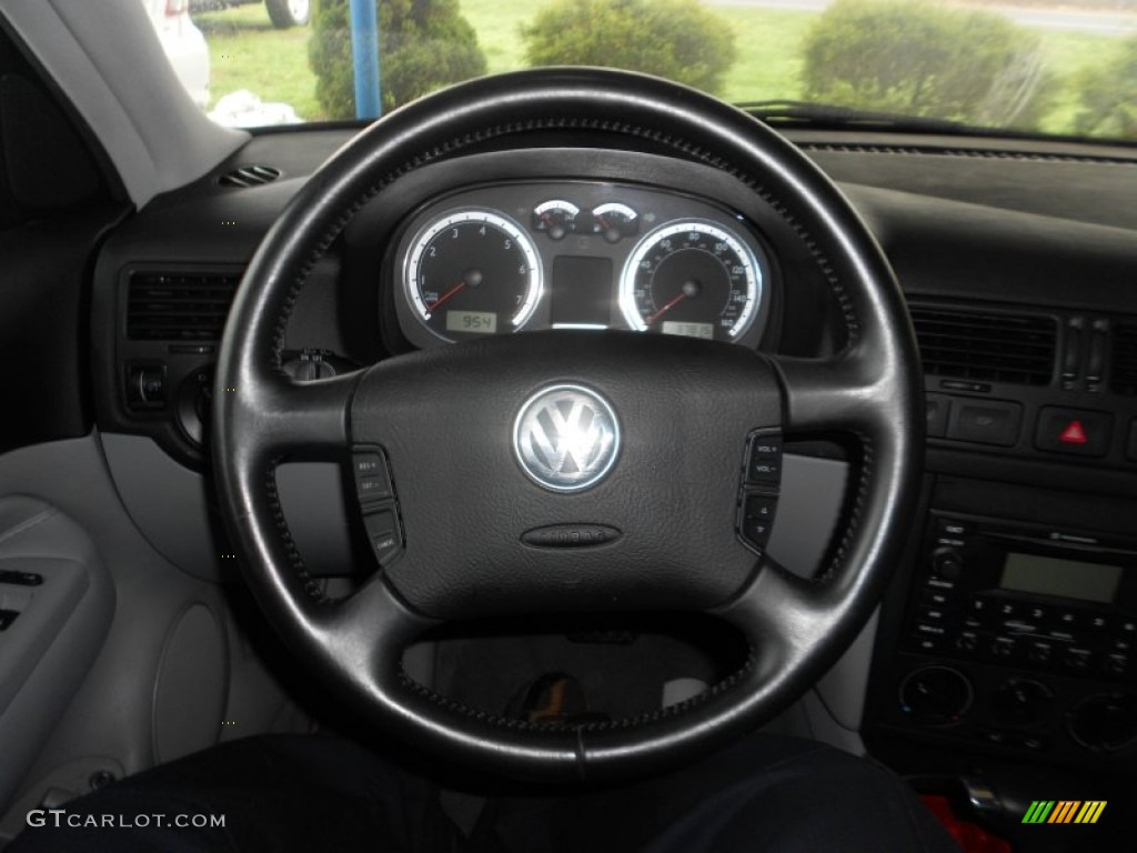 2004 Jetta GLS 1.8T Sedan - Galactic Blue Metallic / Grey photo #18