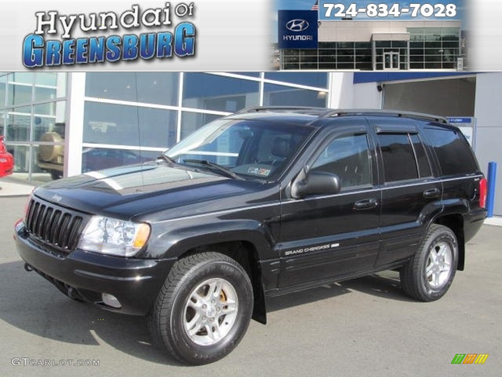 2000 Grand Cherokee Limited 4x4 - Black / Agate photo #1