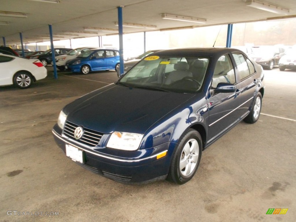 2004 Jetta GLS 1.8T Sedan - Galactic Blue Metallic / Grey photo #29