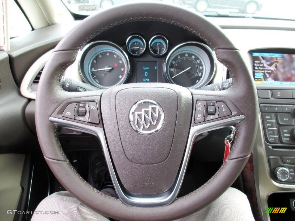 2013 Buick Verano FWD Medium Titanium Steering Wheel Photo #73482668