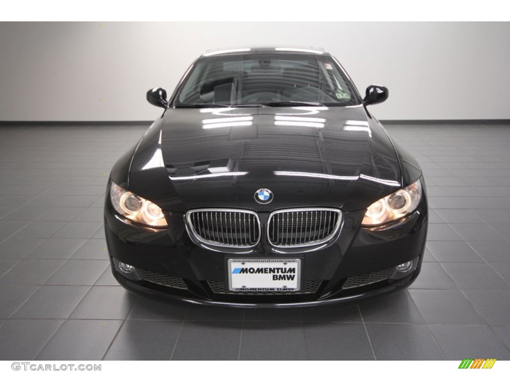 2010 3 Series 335i Coupe - Black Sapphire Metallic / Black photo #6